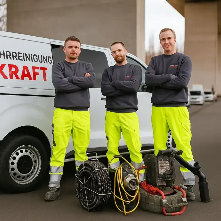 Professionelles Team von Firma Rohr Kraft für Rohrreinigung